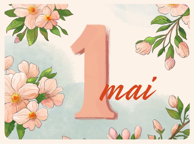 Nous vous félicitons à l'occasion du 1er mai, fête du printemps et du travail!